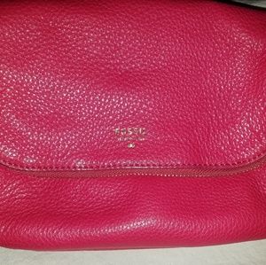 Hot pink Fossil purse